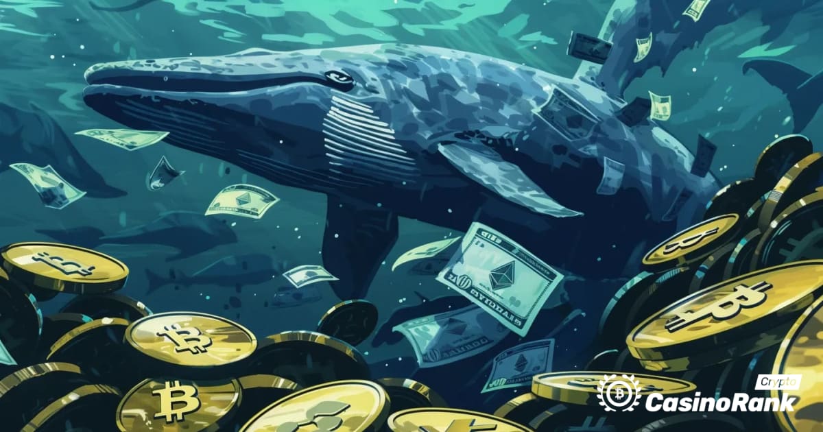 Ethereum naraste na enomesečno visoko vrednost, ko Whale kopiči ETH in si izposoja milijone